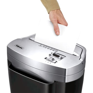Fellowes Powershred W-11C Deskside Cross Cut Paper Shredder - 3103201