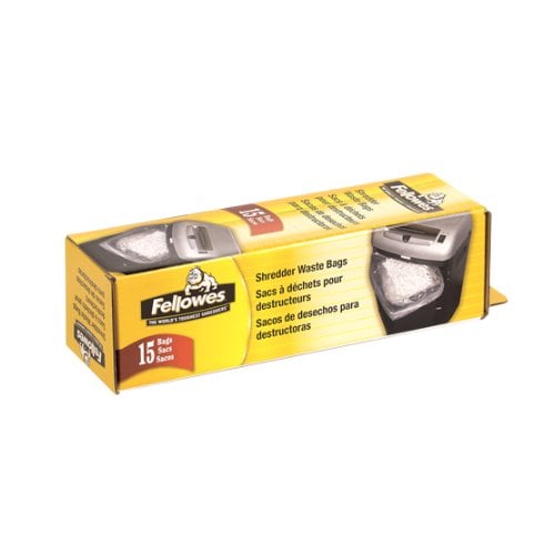 Fellowes Waste Bags for Household and Small Office Shredders - 3605901