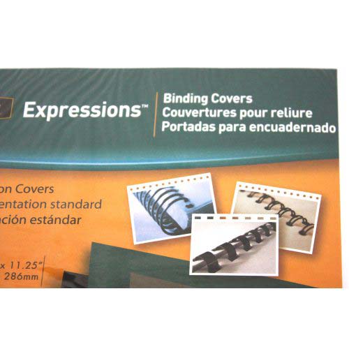 Fellowes White Grain Oversize Binding Covers 200pk - 52137