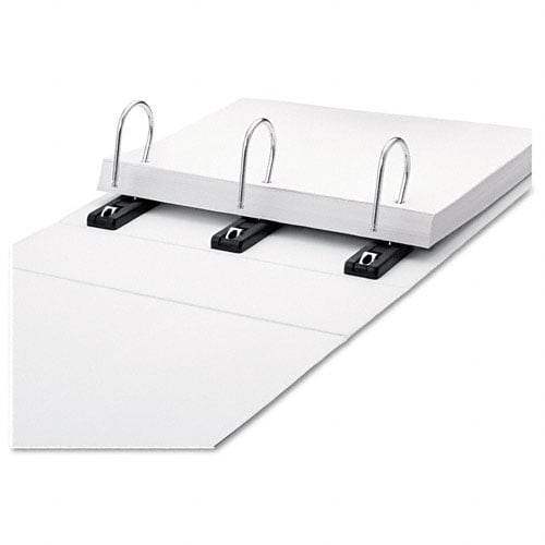 Find-It Gapless Loop 4" White 3-Ring View Binder - 1pk