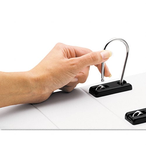 Find-It Gapless Loop 4" White 3-Ring View Binder - 1pk