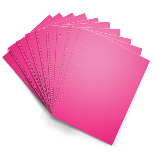 Fireball Fuchsia Astrobrights 24lb Punched Binding Paper - 500 Sheets
