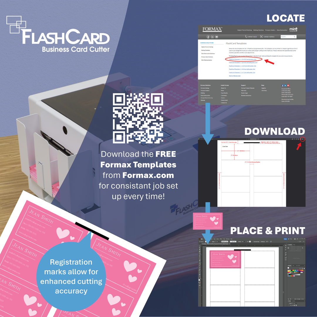 Formax FlashCard Tabletop Business Card Cutter