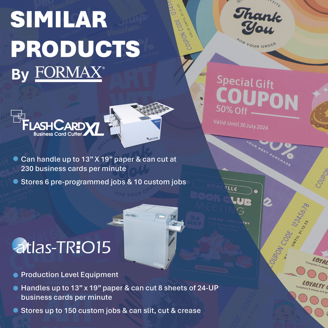 Formax FlashCard Tabletop Business Card Cutter