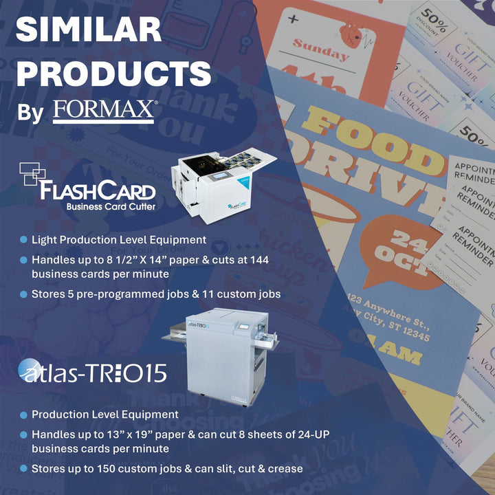 Formax FlashCard XL Large Format Card Cutter