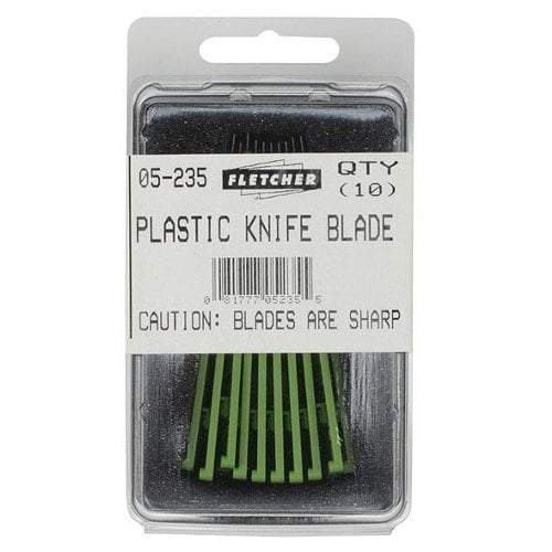 Fletcher F-60 Replacement Plastic Knife Blades - 10/Pack (05-235)