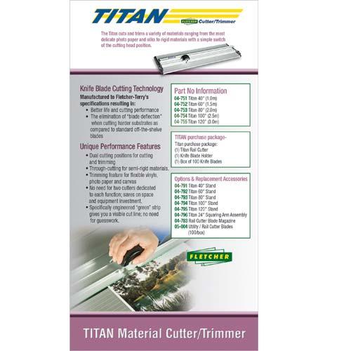 Fletcher-Terry Titan 60" Board Cutter and Accessories