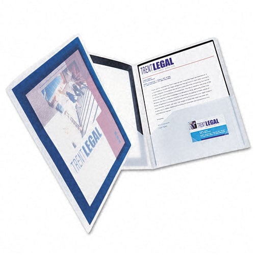 Avery Flexi-View Two-Pocket Folder Navy 2pk - 47846