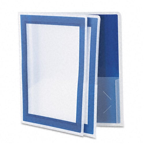 Avery Flexi-View Two-Pocket Folder Navy 2pk - 47846
