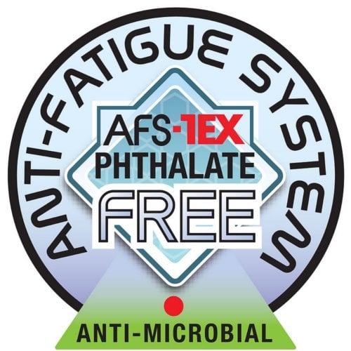 Floortex 16" x 24" AFS-TEX® 2000 Gray Active Anti-Fatigue Mat