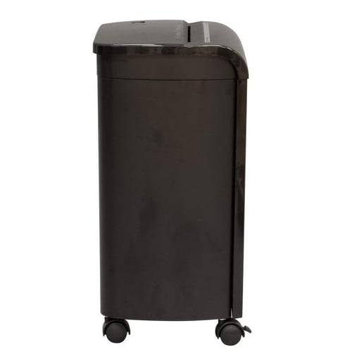 Sentinel FM101P Black 10-Sheet Level P-4 Micro-Cut Paper Shredder with Pullout Bin