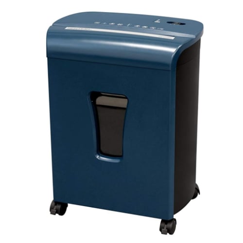 Sentinel FM102P Blue 10-Sheet Level P-4 Micro-Cut Paper Shredder (Discontinued)