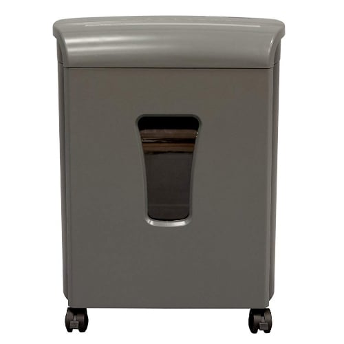 Sentinel FM102P Gunmetal 10-Sheet Level P-4 Micro-Cut Paper Shredder