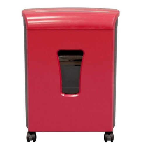 Sentinel FM102P Red 10-Sheet Level P-4 Micro-Cut Paper Shredder (Discontinued)