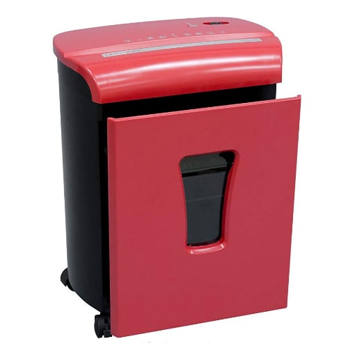 Sentinel FM102P Red 10-Sheet Level P-4 Micro-Cut Paper Shredder (Discontinued)