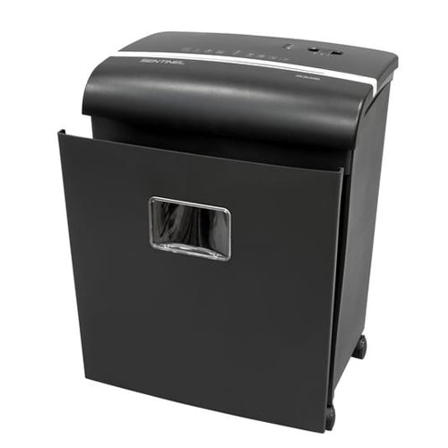 Sentinel FM121P 12-Sheet Level P-4 Micro-Cut Paper Shredder with Pullout Bin