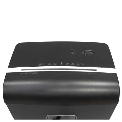 Sentinel FM121P 12-Sheet Level P-4 Micro-Cut Paper Shredder with Pullout Bin