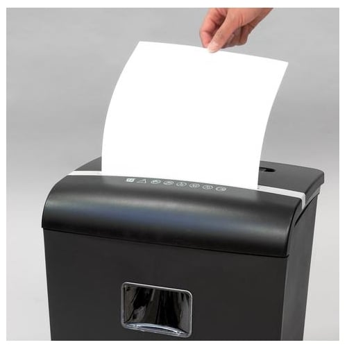 Sentinel FM121P 12-Sheet Level P-4 Micro-Cut Paper Shredder with Pullout Bin
