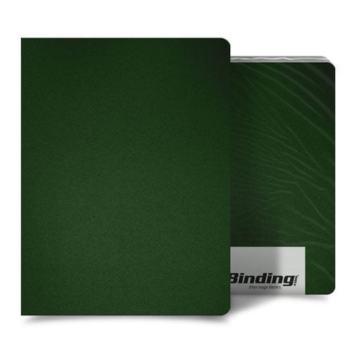 Forest Green 23mil Sand Poly 8.75" x 11.25" Binding Covers - 25pk