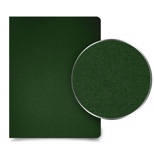 Forest Green 23mil Sand Poly 8.75" x 11.25" Binding Covers - 25pk