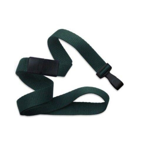 Forest Microweave Break-Away Lanyard with Wide Plastic Hook  - 100pk