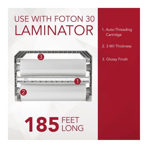 GBC Foton 30 3mil 11.5" x 185' Laminating Cartridge