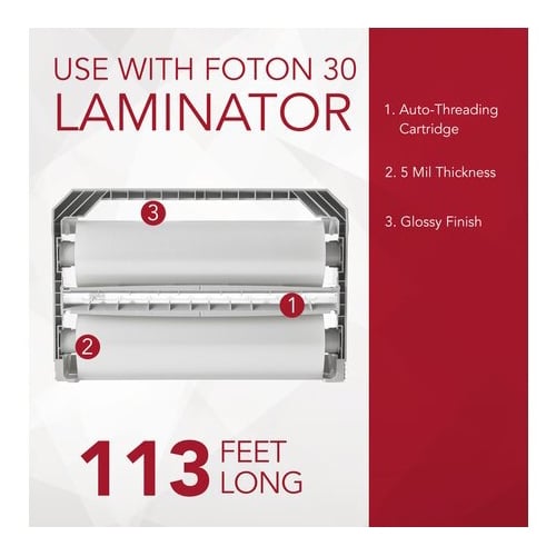 GBC Foton 30 5mil 11.5" x 113' Laminating Cartridge