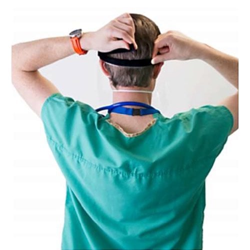 FR1 Face Shield (Velcro Strap) - 100/Box