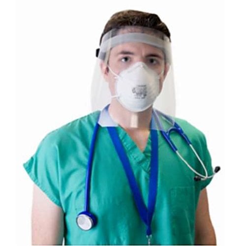 FR1 Face Shield (Velcro Strap) - 100/Box