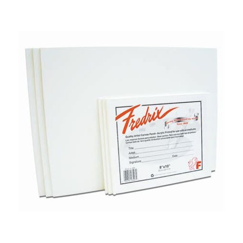 Fredrix 11" x 14" Photo Mounting Canvas Panels With Acrylic Sizing - 24pk