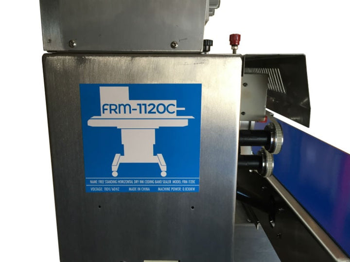 SealerSales FRM-1120C Free-Standing Horizontal Dry Ink Coding Continuous Band Sealer