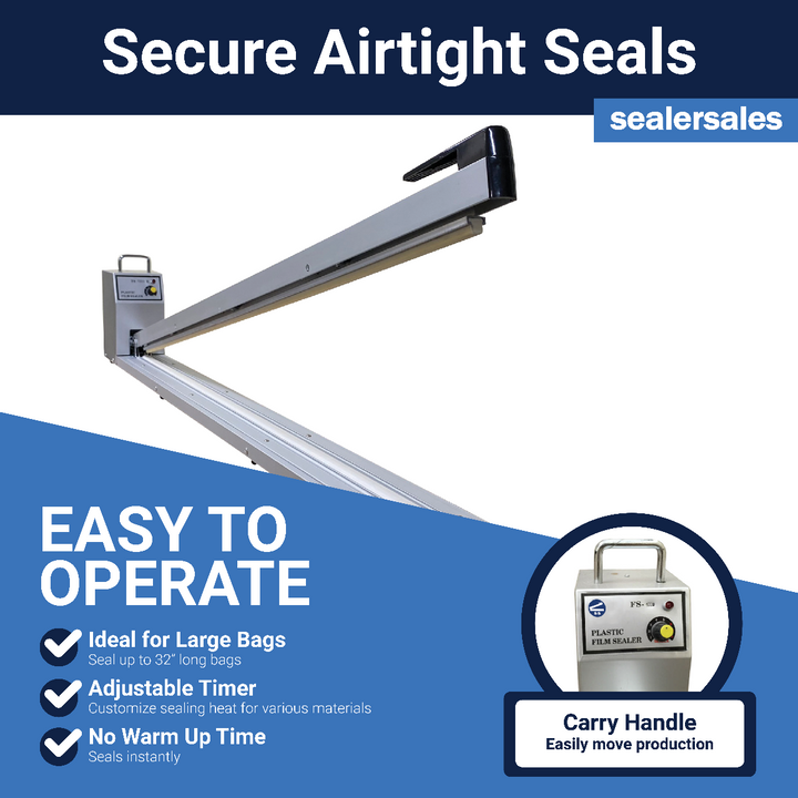 SealerSales FS-800H 32" Long Hand Impulse Sealer