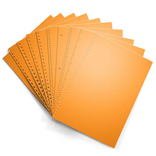 Galaxy Gold Astrobrights 24lb Punched Binding Paper - 500 Sheets