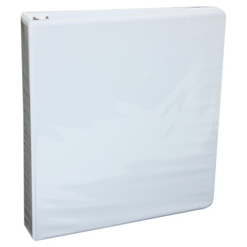 GBC 1-1/2" D-Ring Standard White Clear View Binder 12pk - 8313016