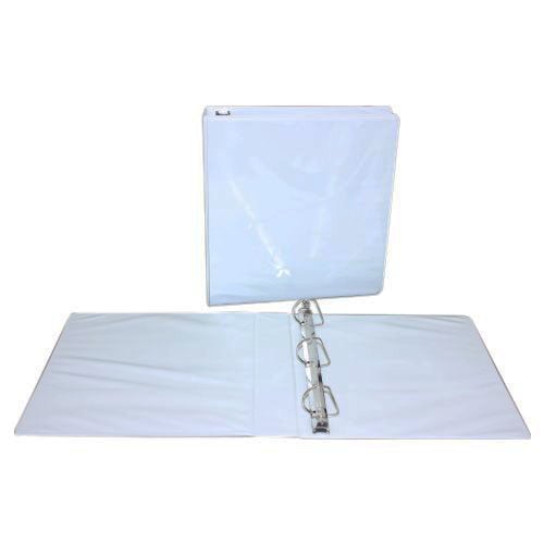 GBC 1-1/2" D-Ring Standard White Clear View Binder 12pk - 8313016