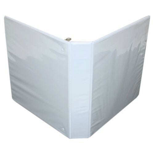 GBC 1-1/2" D-Ring Standard White Clear View Binder 12pk - 8313016