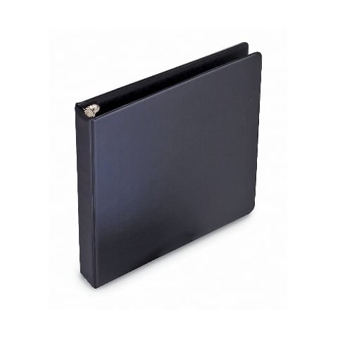 GBC 1/2" Round Ring Economy Black Binder (12 pk)