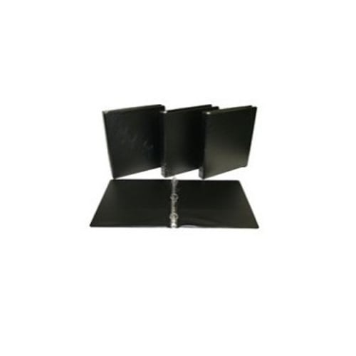 GBC 1/2" Round Ring Economy Black Binder (12 pk)