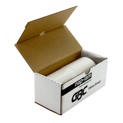4" x 100' 10mil GBC Clear Nap-Lam II Laminating Film (Gloss, 1" Core) - 1 Roll- 3000049 - Clearance Sale