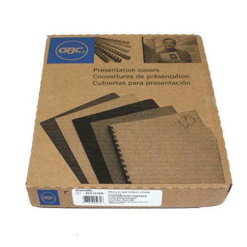 GBC 9mil 8.5" x 11" ProClick Pronto Clear Covers 100pk - 9743109