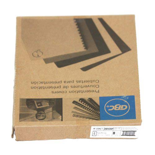 GBC 10mil 8.75" x 11.25" Clear Covers 25pk - 2001036