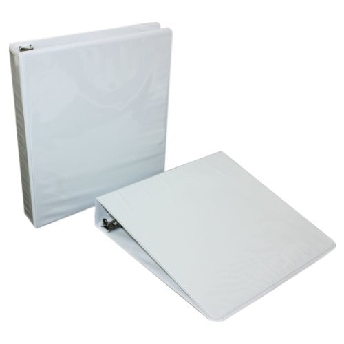 GBC 2-1/2" D-Ring Standard White Clear View Binder (12 pk)