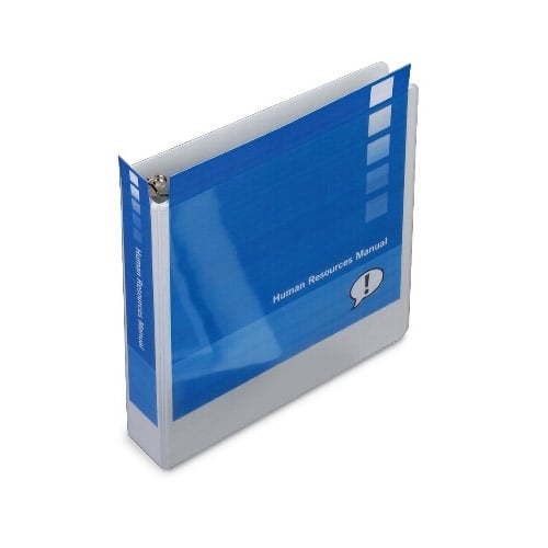 GBC 2" D-Ring Standard White Clear View Binder (12 pk)
