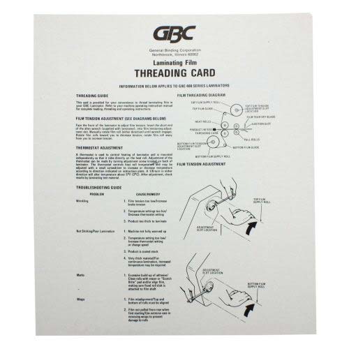 GBC 3.0 Mil Clear NAP-LAM I 9" x 250' - 3000021