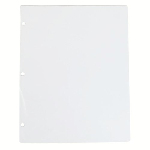 GBC HeatSeal 3-Hole Punched Crystal Clear Letter Sized Laminating Pouches - 15pk