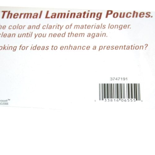 GBC 3mil Peel-N-Stick Letter Laminating Pouches 25pk - 3747191 Clearance Sale