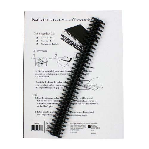 GBC 5/16" ProClick Do-It-Yourself Presentation Kit 2pk - 2515665