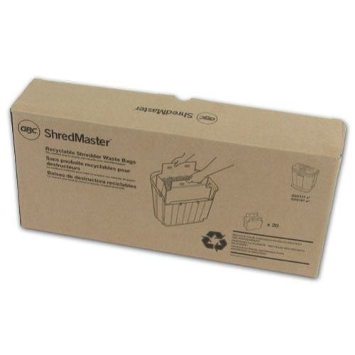 GBC 6 Gallon Recyclable Paper Shredder Bags 16oz - 1765023