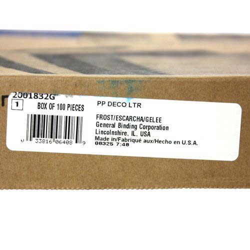 GBC 7mil 8.5" x 11" Clearview Coil Punched Covers 100pk - 2001812