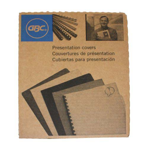 GBC 7mil 8.5" x 11" Comb Punched Clear Covers 100pk - 2001811